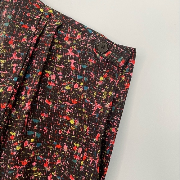 AQUA Women’s Wrap Dress Colorful Print Short Sleeve Elastic Waist Size Medium - Picture 6 of 6